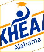 KHEAA - Alabama logo slanted off view